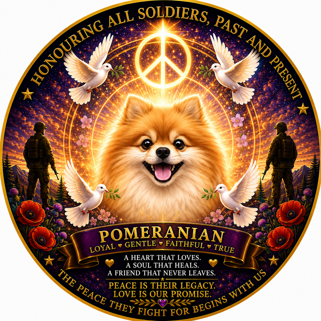 Pomeranian artwork